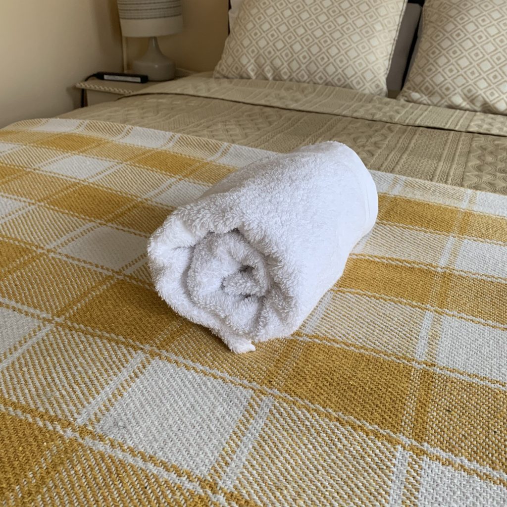 Boland's guest accommodation in Dingle - bedroom towel